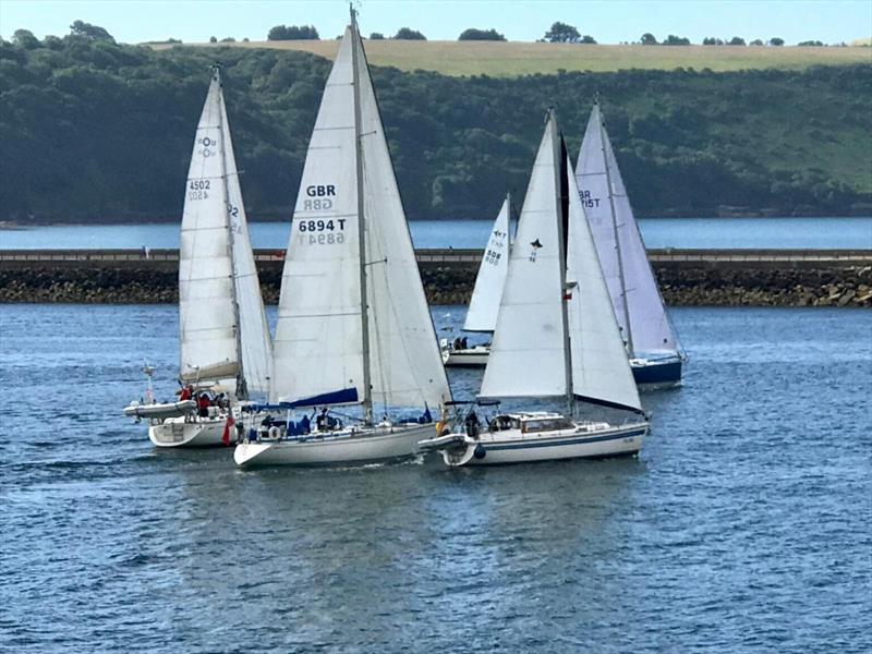 A tight start to the 550nm voyage across Biscay - photo © World Cruising Club