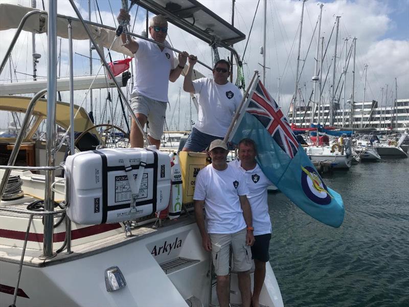 The crew of Arkyla: Rich, Mark, Mike and James - photo © World Cruising Club