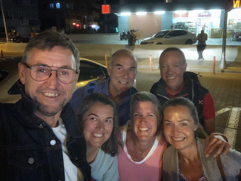 Our last night in Turkiye enjoyed with great friends from `Toriba` & `Caffe Latte` photo copyright SV Red Roo taken at  and featuring the Cruising Yacht class