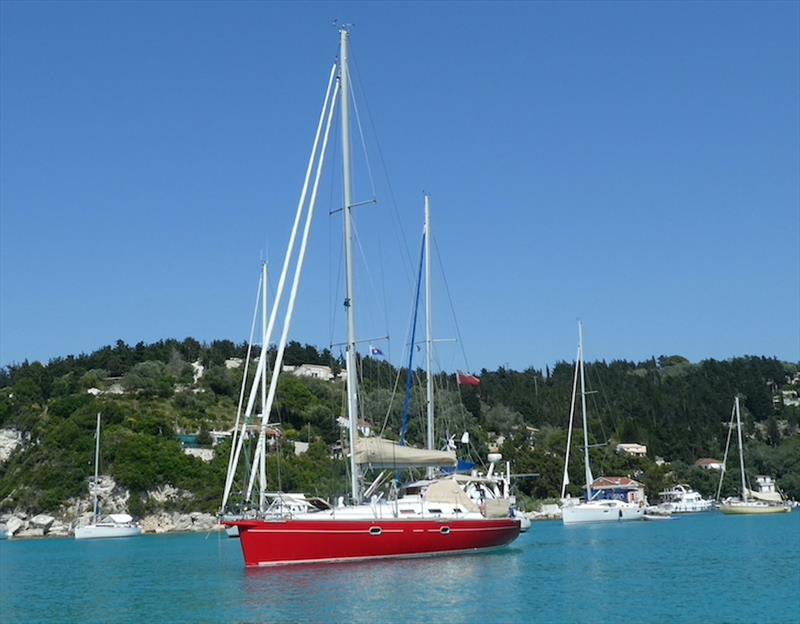 Red Roo at Lakke photo copyright SV Red Roo taken at  and featuring the Cruising Yacht class
