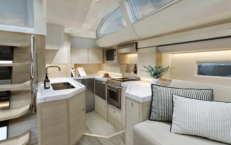 Oyster 495 - Saloon galley - photo © Oyster Yachts