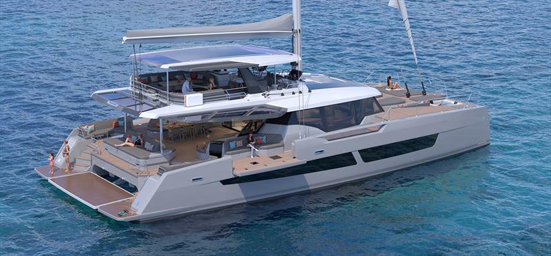 Fountaine Pajot New 80 photo copyright Multihull Solutions taken at  and featuring the Cruising Yacht class