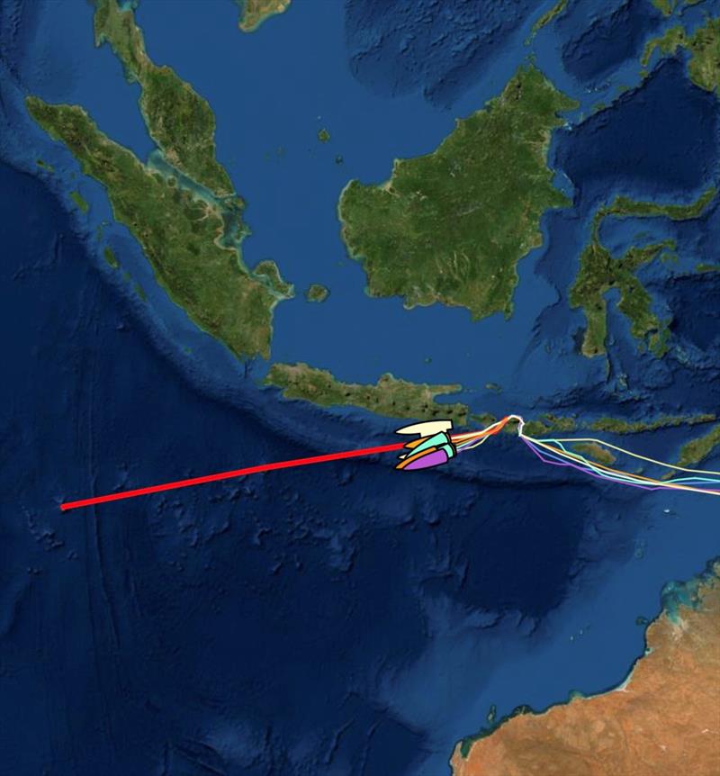 2022 World ARC - YB track on route to CI - photo © World Cruising Club