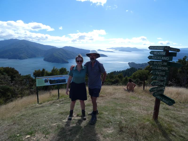 Walking the Queen Charlotte Track in New Zealand's Marlborough Sounds photo copyright Sarah and Phil Tadd taken at Ocean Cruising Club and featuring the Cruising Yacht class