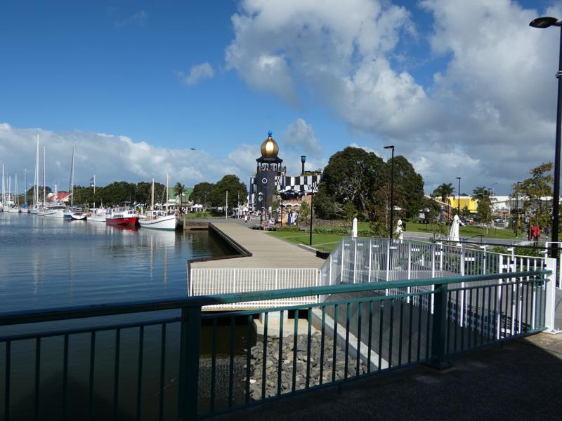 Whangarei Town Basin, with its marina, cafes and bars, gardens and new art gallery is a lively and pleasant place to live aboard your boat photo copyright Sarah and Phil Tadd taken at Ocean Cruising Club and featuring the Cruising Yacht class