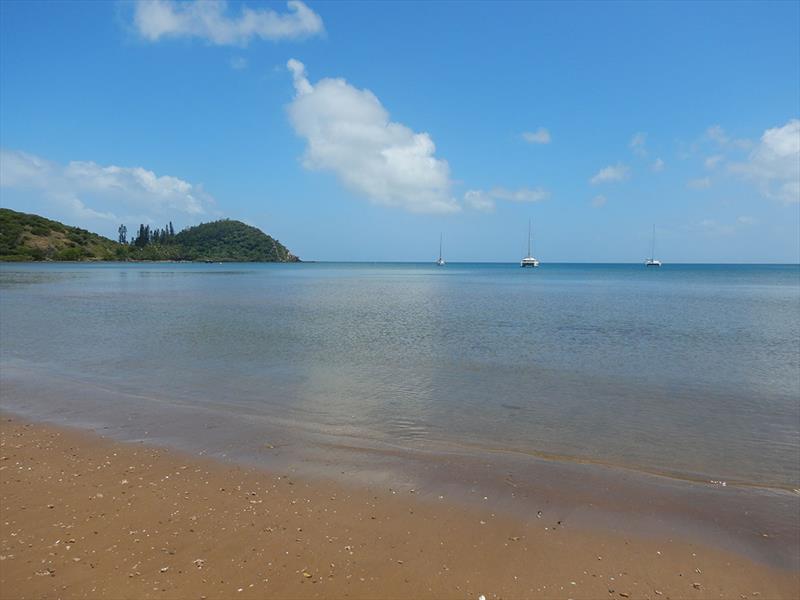 View from Ouen Island – Eye Candy on the left - photo © Andrew and Clare Payne / Freedom and Adventure