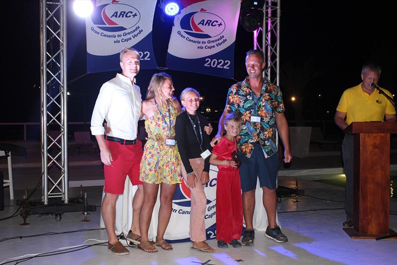 ARC  Leg 1 Prizegiving photo copyright ARC Atlantic Rally for Cruisers taken at  and featuring the Cruising Yacht class
