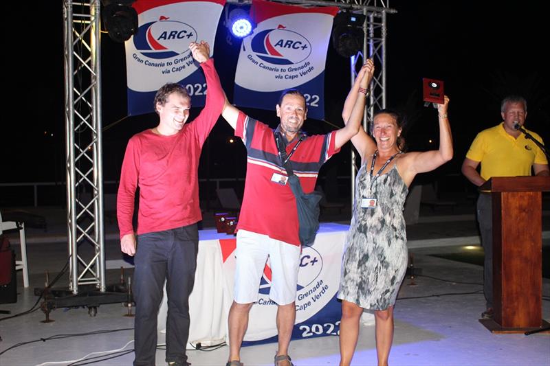 ARC  Leg 1 prizegiving photo copyright ARC Atlantic Rally for Cruisers taken at  and featuring the Cruising Yacht class