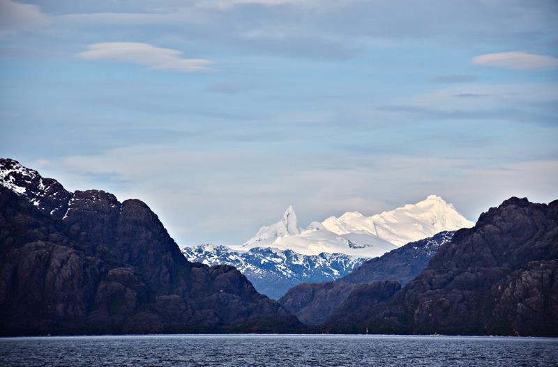 The Andes mountains - Patagonia photo copyright Susanne Hellman taken at  and featuring the Cruising Yacht class