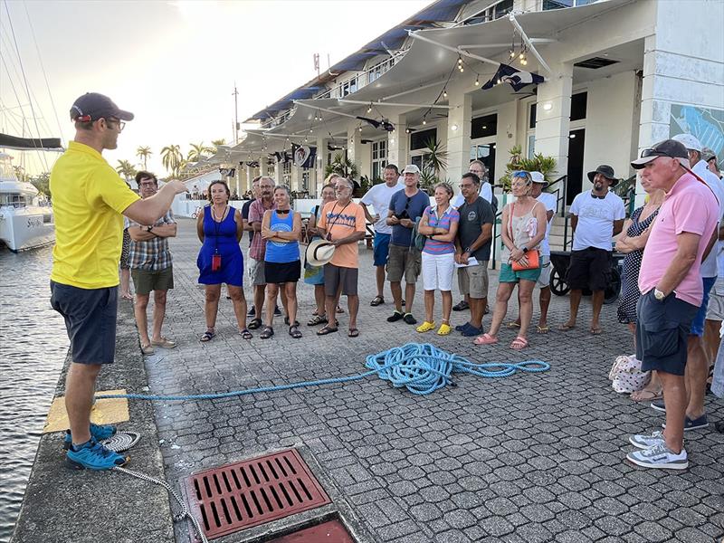 2023-24 World ARC - Line Handlers Demo - photo © World Cruising Club