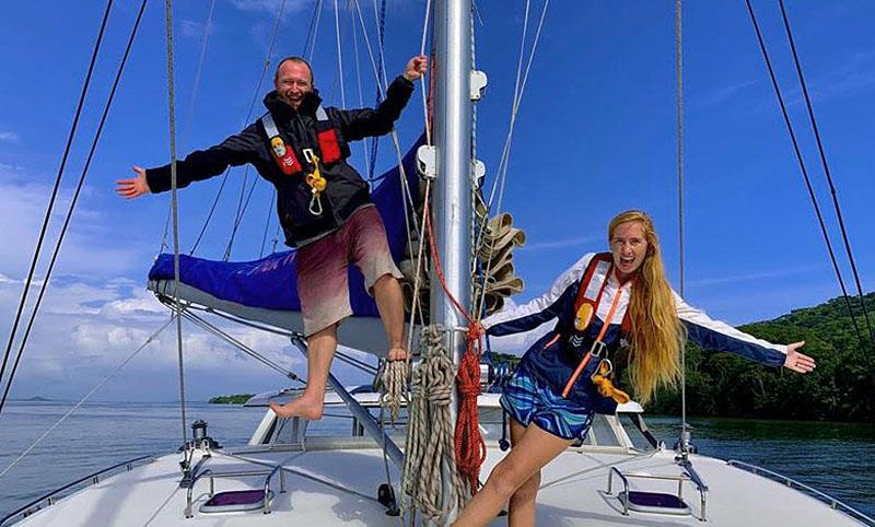 Iain and Brioni Cameron - Ambassadors for Wayfinder photo copyright iNav4U taken at  and featuring the Cruising Yacht class