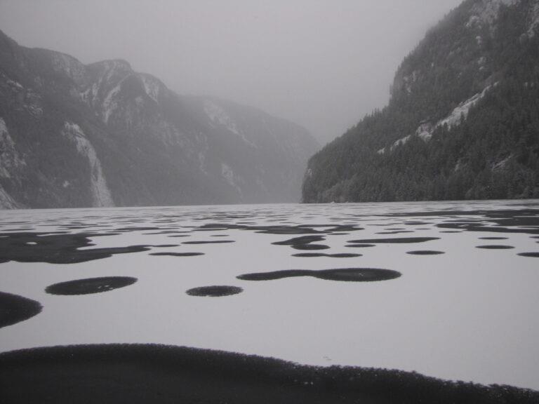 Ice in Princess Louisa Inlet photo copyright Mary Anne Unrau taken at  and featuring the Cruising Yacht class