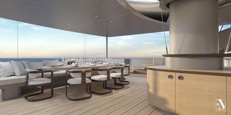 60m ketch KAZE photo copyright Philippe Briand taken at  and featuring the Cruising Yacht class