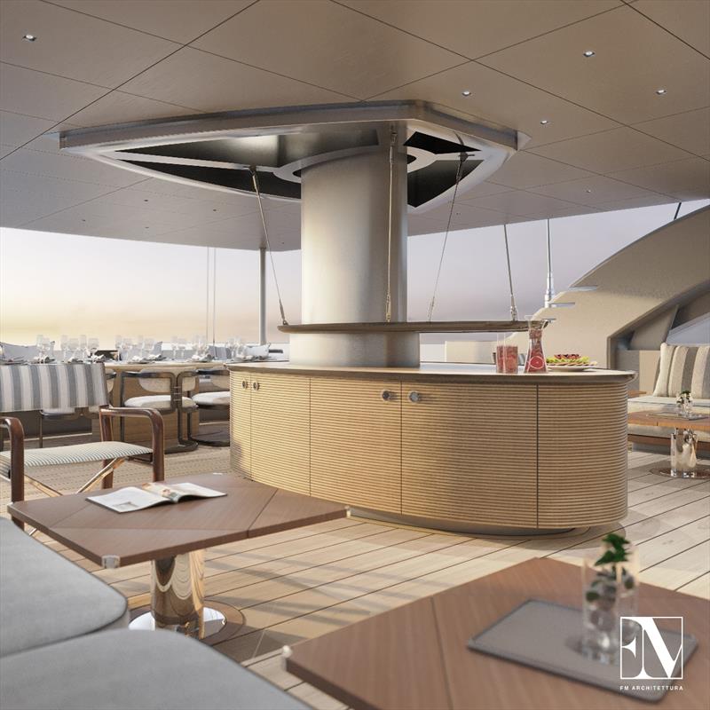Briand's new 60m ketch KAZE photo copyright Philippe Briand taken at  and featuring the Cruising Yacht class
