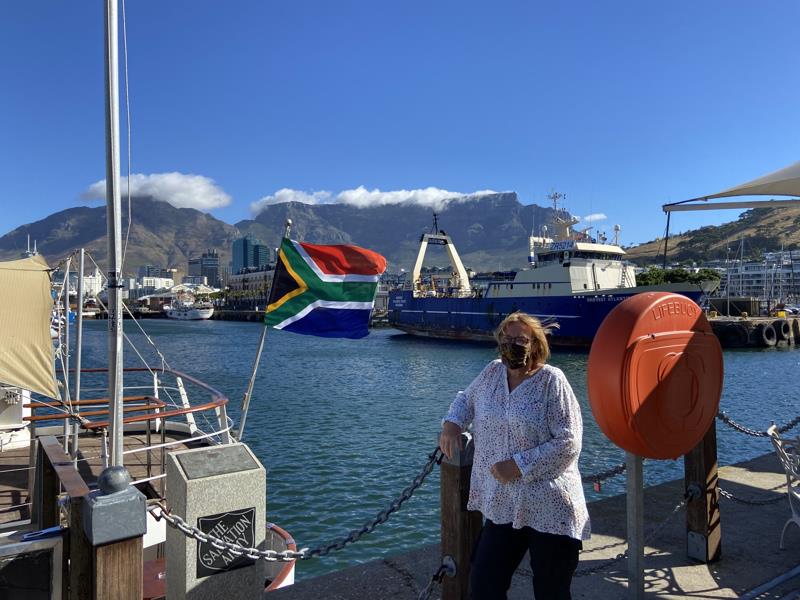 Anne at VandA Waterfront, Cape Town - photo © Stuart Letton