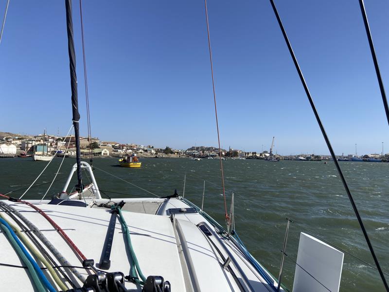 Luderitz anchorage photo copyright Stuart Letton taken at  and featuring the Cruising Yacht class