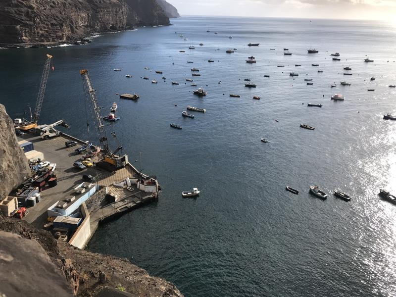 Time Bandit in St Helena anchorage photo copyright Stuart and Anne Letton taken at  and featuring the Cruising Yacht class