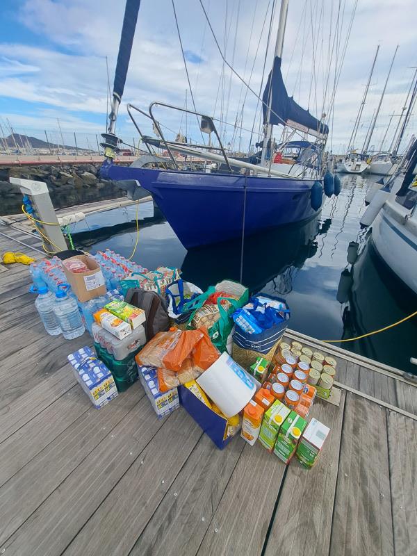 Shopping done and ready to stow photo copyright Rhys Walters taken at  and featuring the Cruising Yacht class