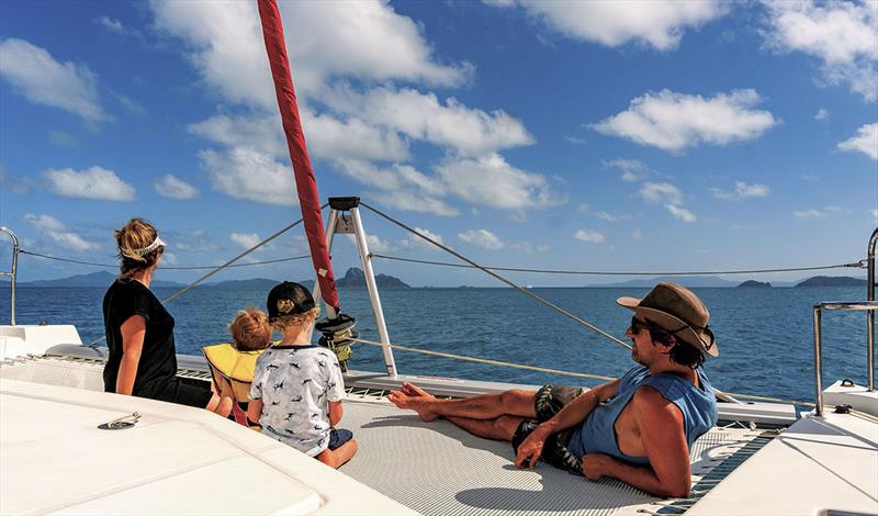Family time in the Whitsundays photo copyright Whitsunday Rent A Yacht taken at  and featuring the Cruising Yacht class