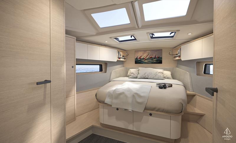Dufour 44 Sailboat - Owner cabin photo copyright Dufour Yachts taken at  and featuring the Cruising Yacht class