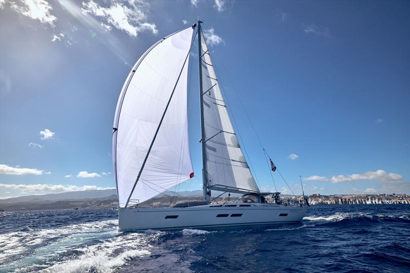 ARC  2023 leg 2 line honours winner Nessun Dorma departing Las Palmas - photo © James Mitchell