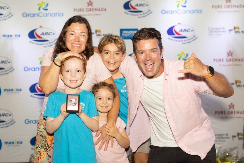 The Mcmaster family of Spirit 3rd in multihull class A - photo © WCC/ Arthur Daniel