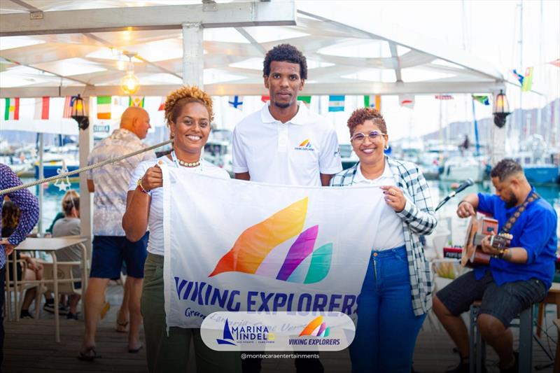 Marlino, representative VE, and Marina staff - Viking Explorers Rally 2024 photo copyright Viking Explorers Rally taken at  and featuring the Cruising Yacht class