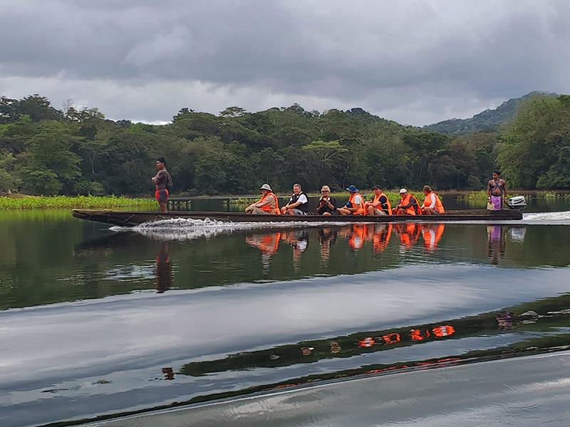 Embera Tribe Village - World ARC 2024-25 - photo © World Cruising Club