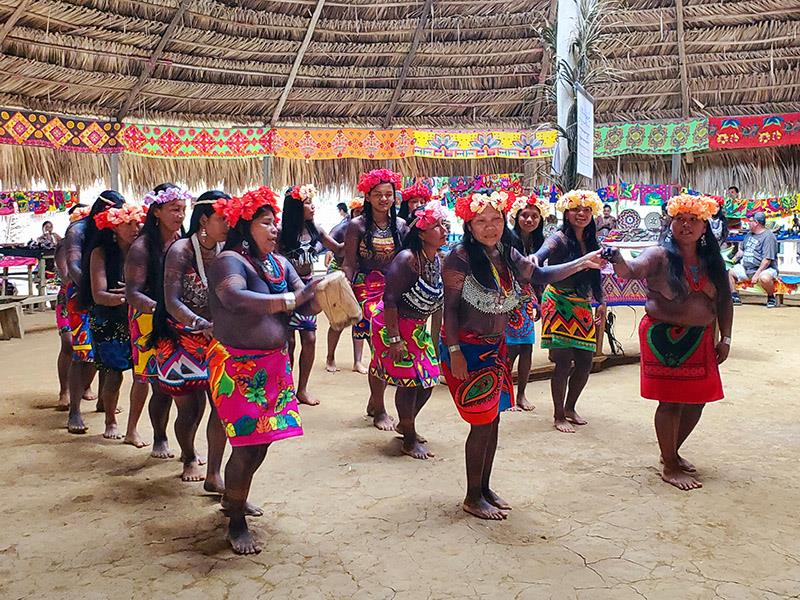 Embera Tribe Village - World ARC 2024-25 - photo © World Cruising Club