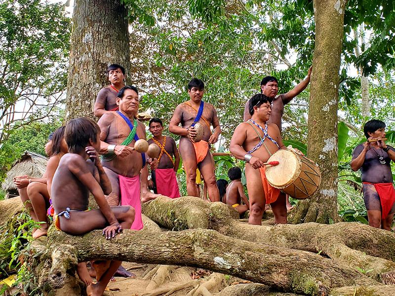 Embera Tribe Village - World ARC 2024-25 - photo © World Cruising Club