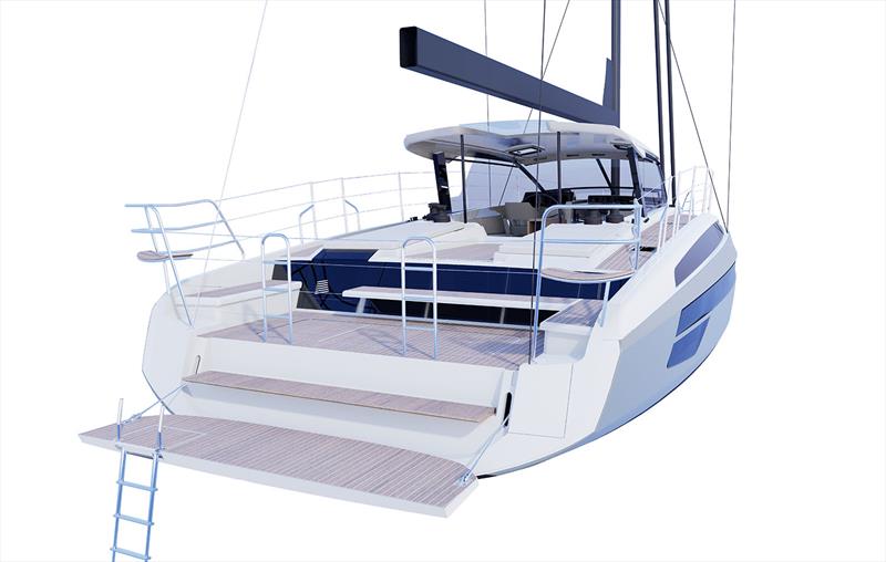 Wauquiez 55 photo copyright Marc Lombard Design taken at  and featuring the Cruising Yacht class