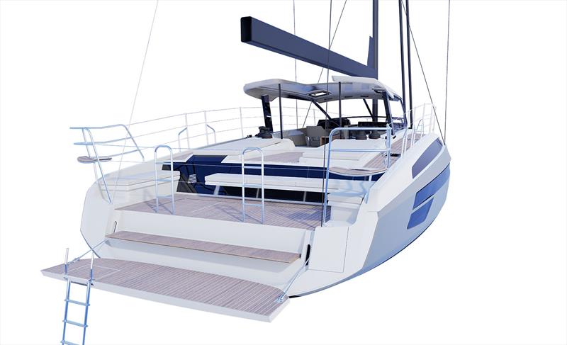 Wauquiez 55 photo copyright Marc Lombard Design taken at  and featuring the Cruising Yacht class