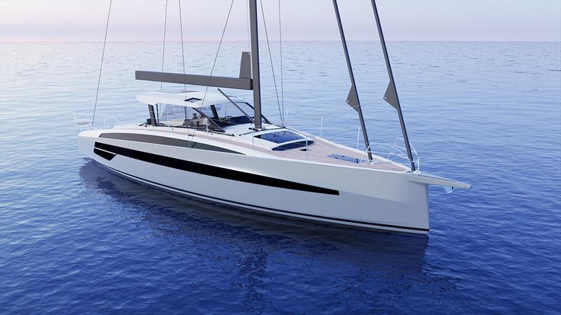 Wauquiez 55 photo copyright Marc Lombard Design taken at  and featuring the Cruising Yacht class