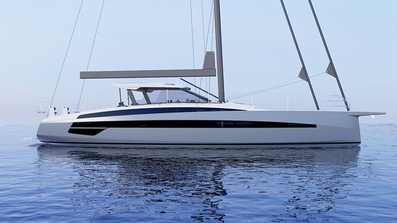 Wauquiez 55 photo copyright Marc Lombard Design taken at  and featuring the Cruising Yacht class