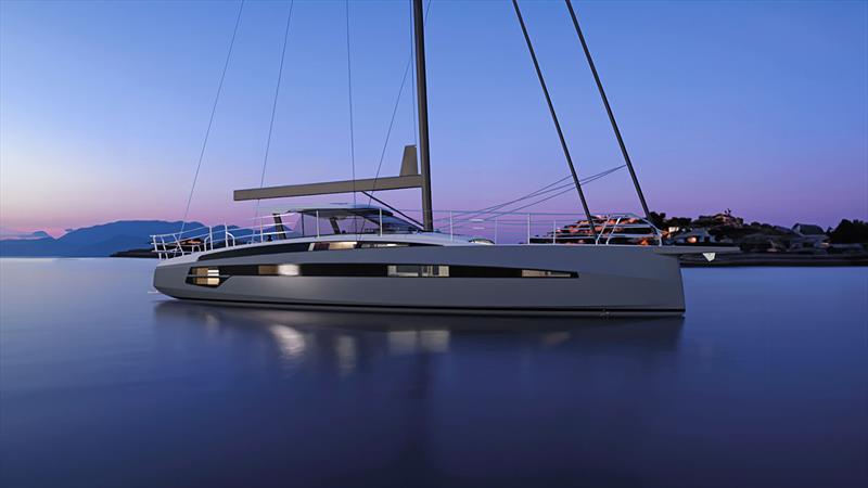 Wauquiez 55 photo copyright Marc Lombard Design taken at  and featuring the Cruising Yacht class