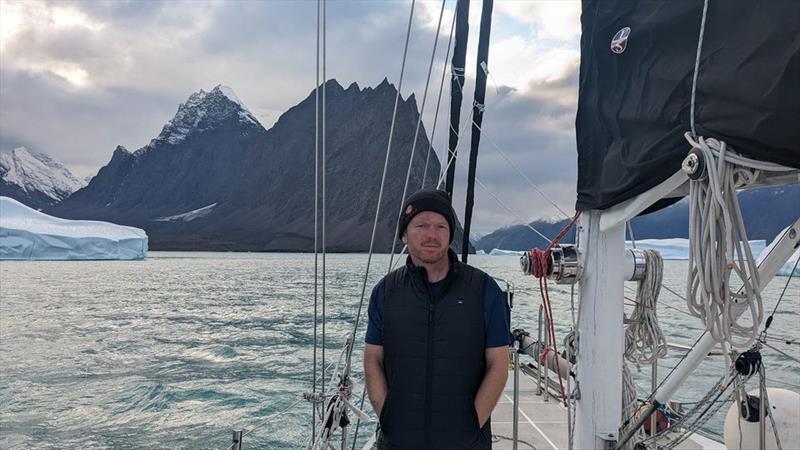 Matt Rutherford in Greenland, August 2023 expedition - photo © Matt Rutherford