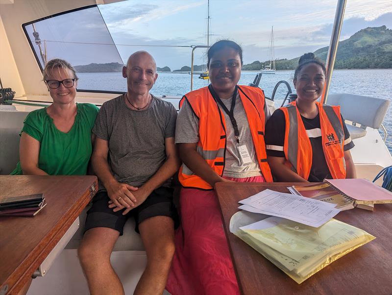 World ARC - Fiji - Lomaloma Solaris Checking In photo copyright World Cruising Club taken at  and featuring the Cruising Yacht class