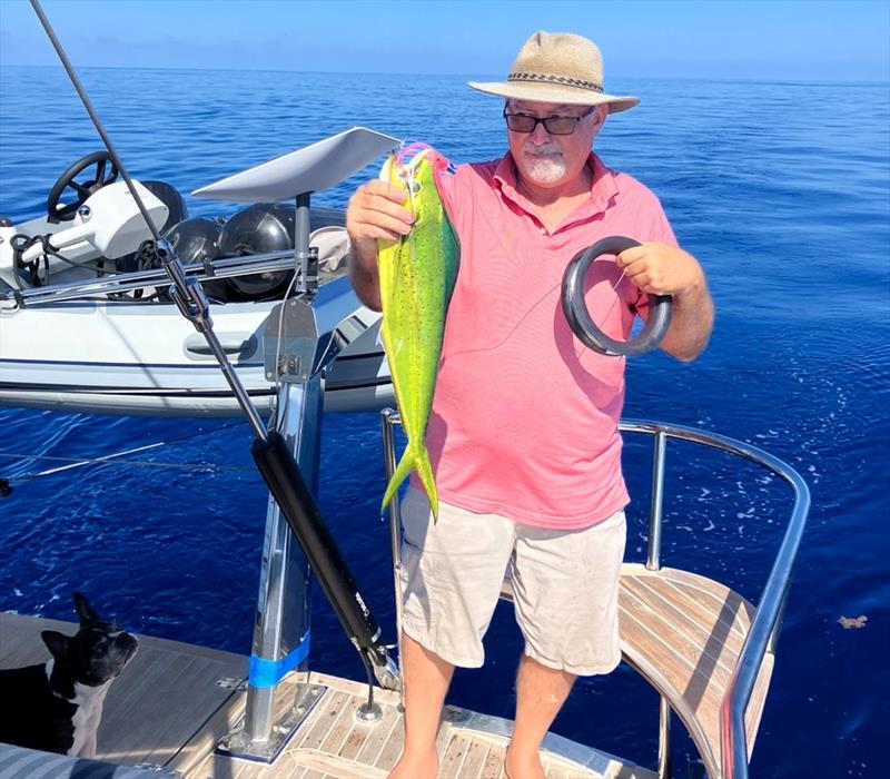 Fishing was important but not particularly successful - photo © Hylas Yachts