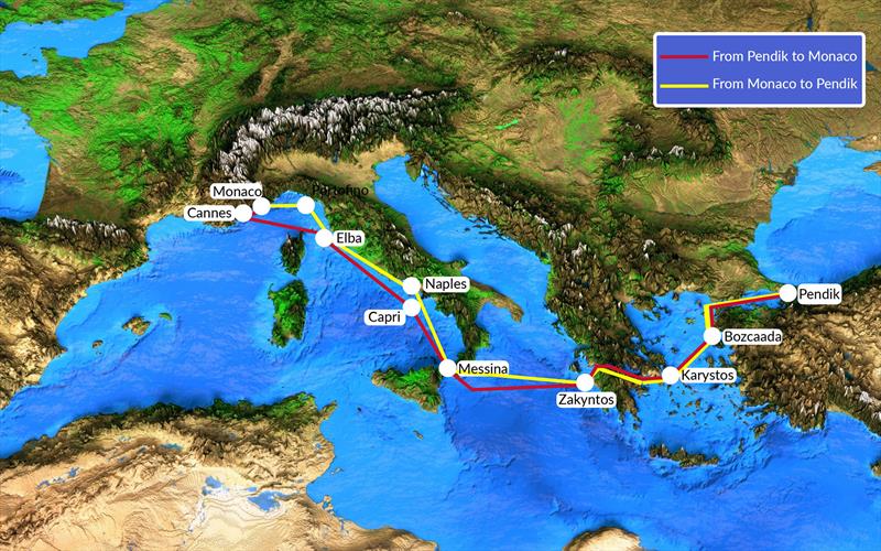 Mishi route - photo © Mishi Yachts