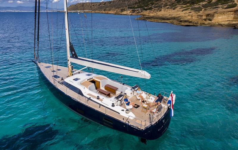 Contest 63CS - at anchor photo copyright Contest Yachts taken at  and featuring the Cruising Yacht class