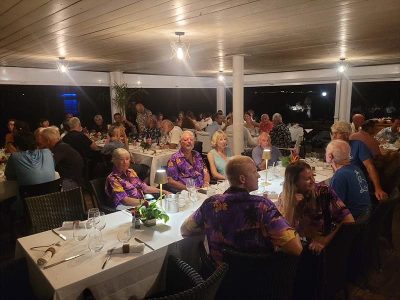 World ARC 2025-26 fleet at the Bora Bora Yacht Club - photo © World Cruising Club