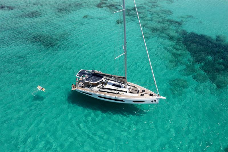 The new DUFOUR 48 from Dufour Yachts, off Palma de Mallorca, Spain on May 7 to 9 photo copyright Jean-Marie Liot / Dufour Yachts taken at  and featuring the Cruising Yacht class