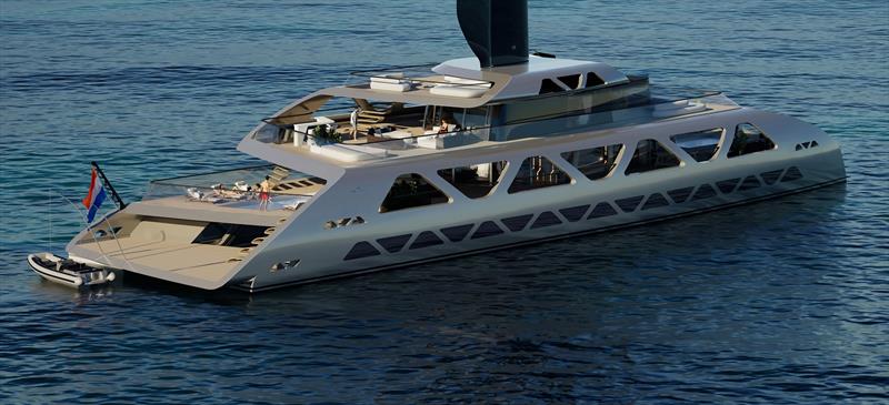 AERA photo copyright Royal Huisman taken at  and featuring the Cruising Yacht class