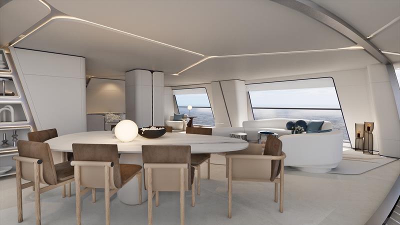 AERA - Skylounge photo copyright Royal Huisman taken at  and featuring the Cruising Yacht class