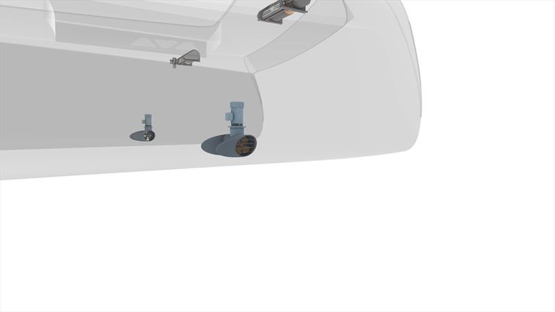 AERA tech visual - Bow thruster photo copyright Royal Huisman taken at  and featuring the Cruising Yacht class