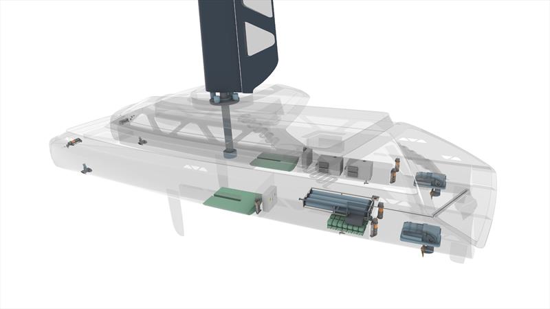 AERA tech visual View PS photo copyright Royal Huisman taken at  and featuring the Cruising Yacht class