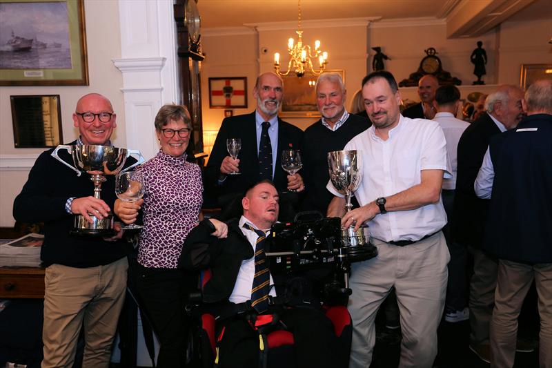 'Bad Boys' crew, first overall, Cruiser class - End of Year Prize-giving at Royal Temple YC photo copyright Chris Cox taken at Royal Temple Yacht Club and featuring the Cruising Yacht class