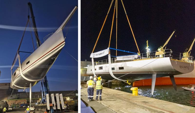 SW108 Kalantis launch - photo © Southern Wind Shipyards