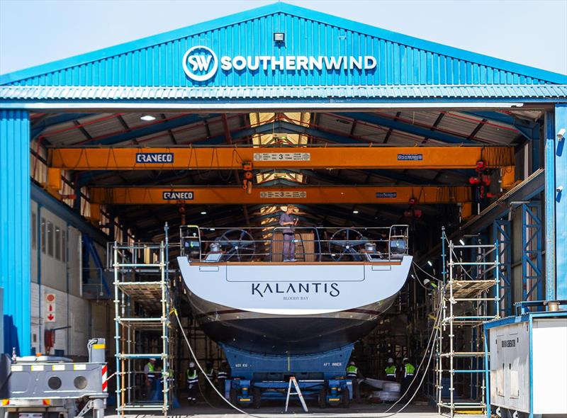 SW108 Kalantis launch - photo © Southern Wind Shipyards