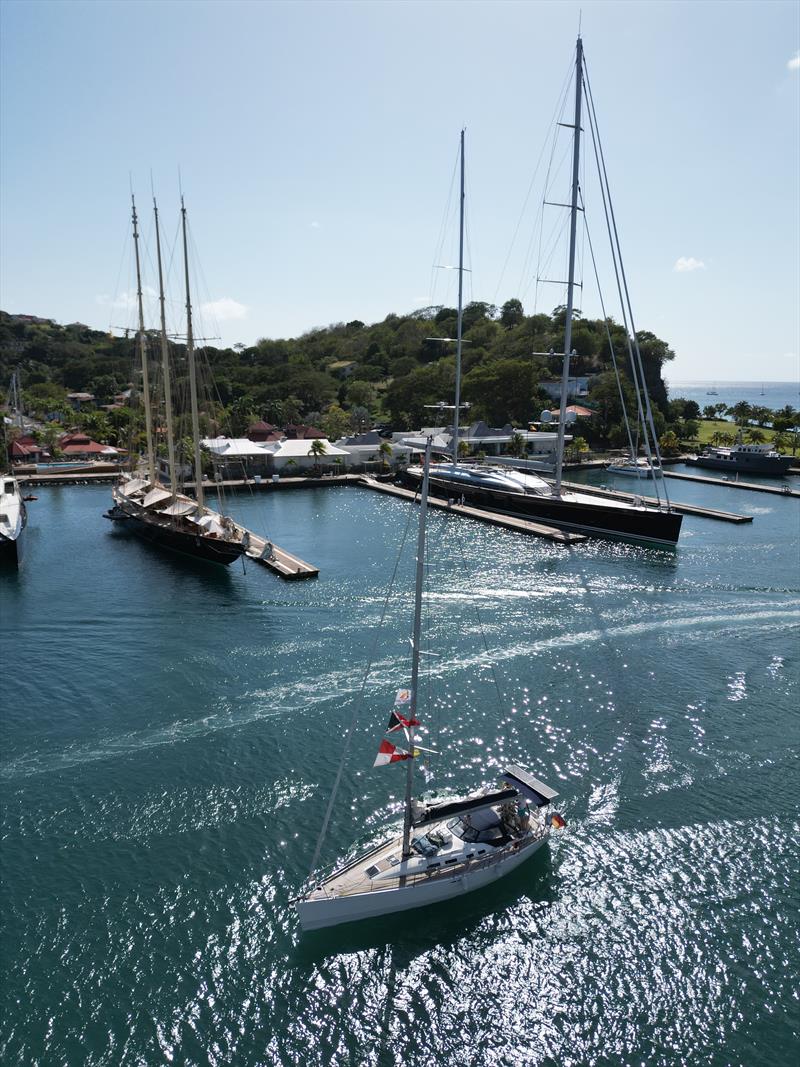 Xenie (X-43) in Port Louis Marina photo copyright Viking Explorers Rally taken at  and featuring the Cruising Yacht class